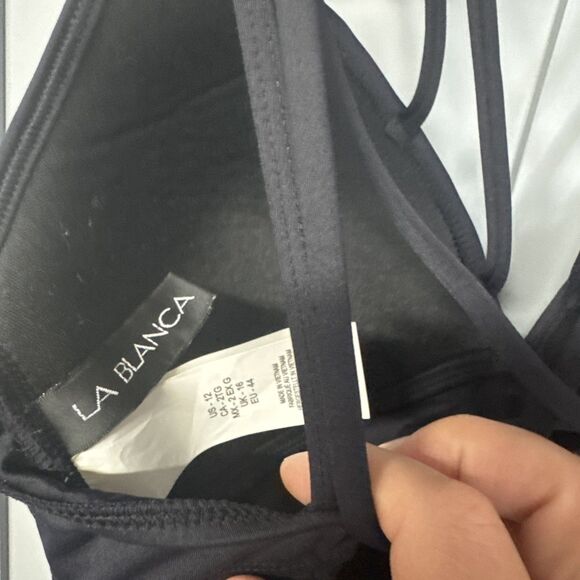 La‎ Blanca Womens 12 Island Goddess Multi Strap Cross Back & Front  Swimsuit - Picture 7 of 9